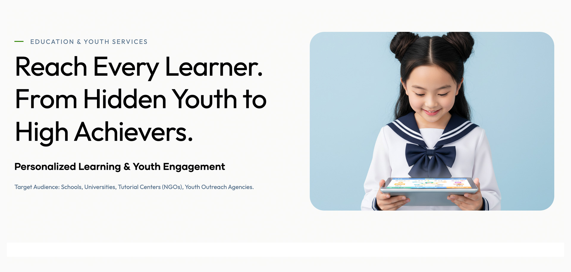 Personalized Learning & Youth Engagement