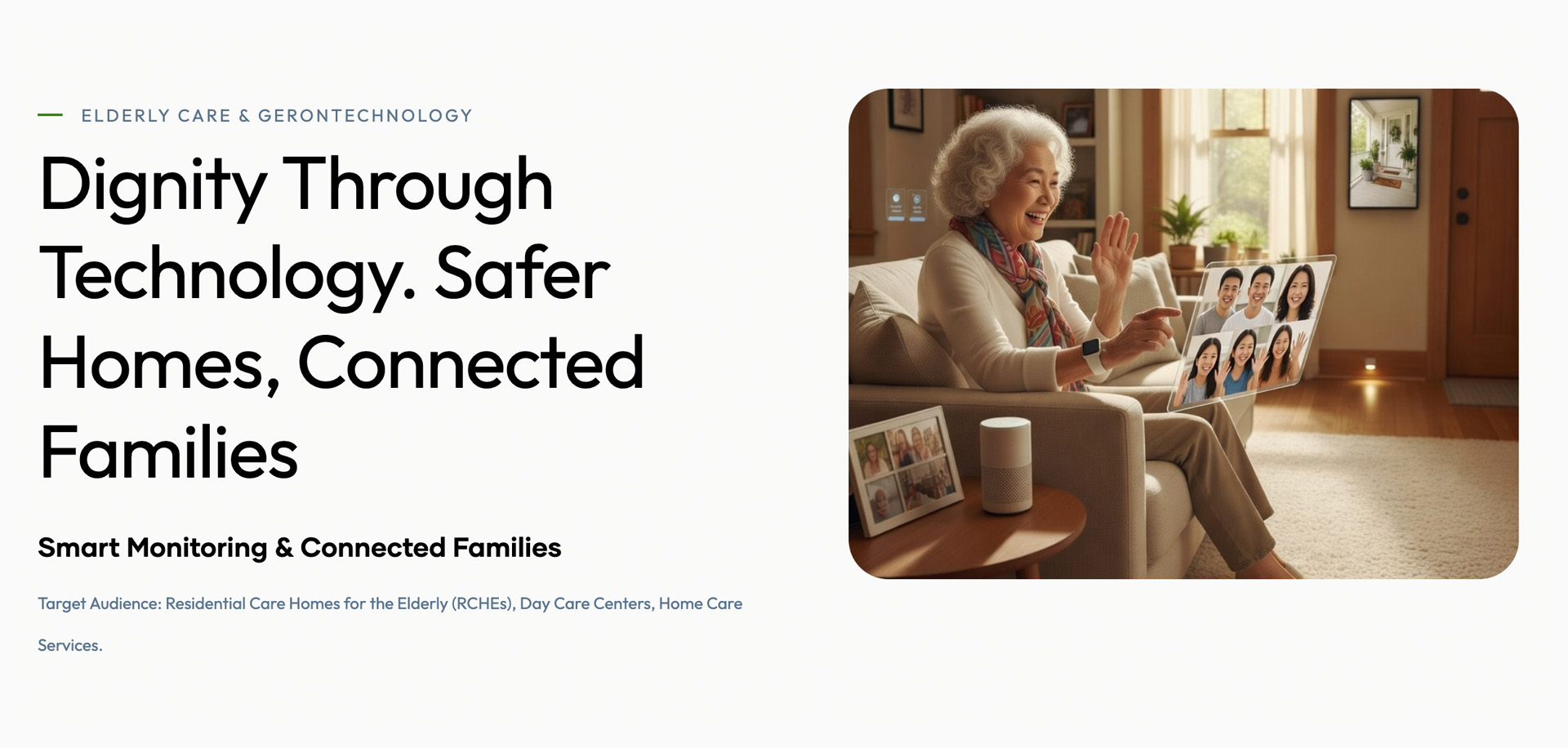 Smart Monitoring & Connected Families