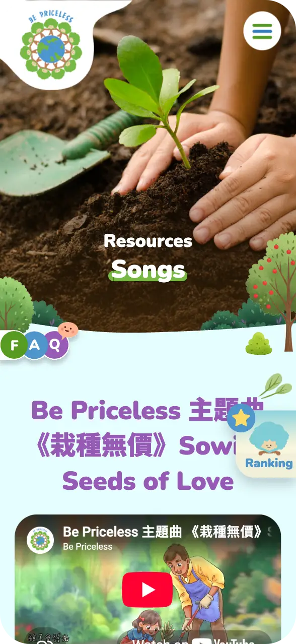 Be Priceless Website & LMS